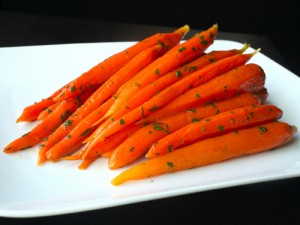 Морковь sous vide с мятой
