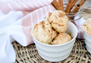 Мороженое sous vide с соленой карамелью