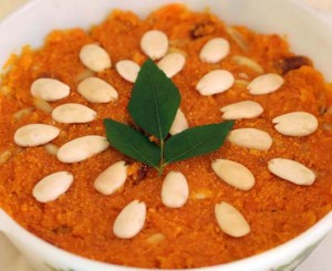 Гаджар ка халва sous vide (индийский морковный пудинг)