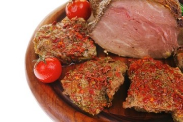 Копченая говяжья грудинка sous vide