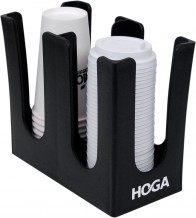 Органайзер для стаканов и крышек на 2 отделения HOGA-PL3003BK
